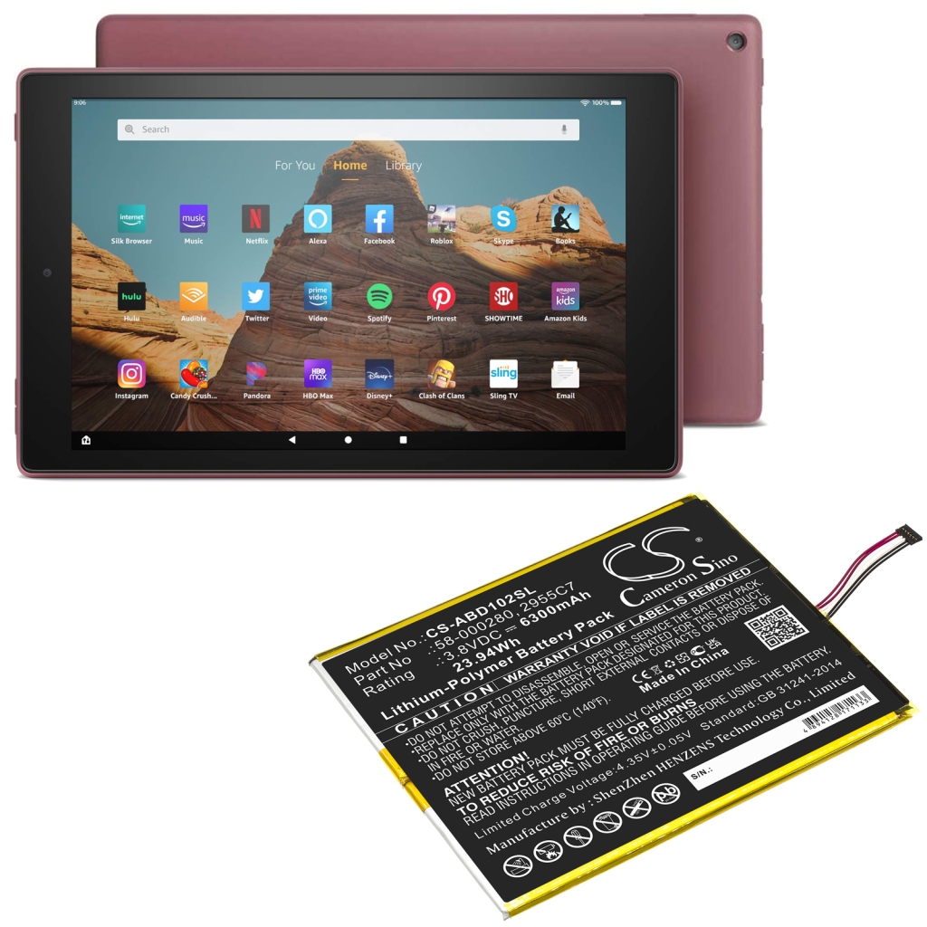 Tablet-PC Akkus Amazon CS-ABD102SL