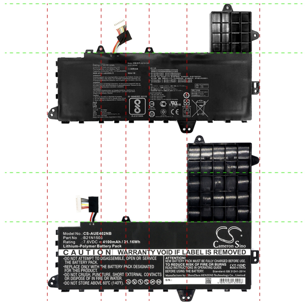 Laptop Akkus Asus CS-AUE402NB