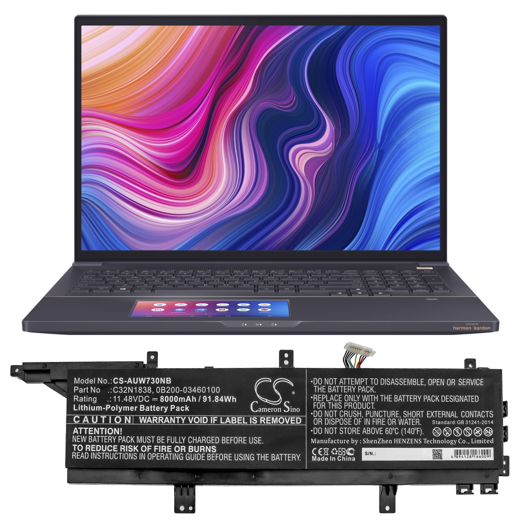 Laptop Akkus Asus CS-AUW730NB