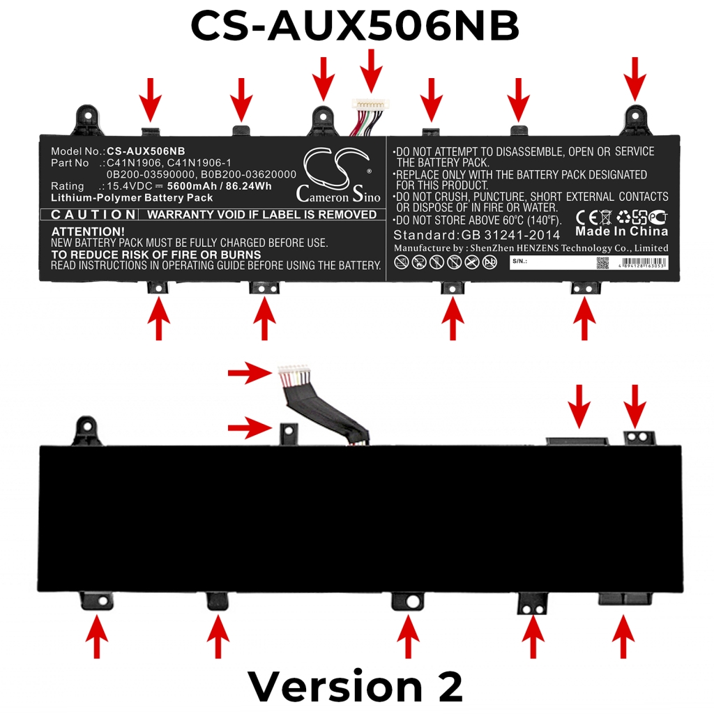 Laptop Akkus Asus TUF A17 FA706IU