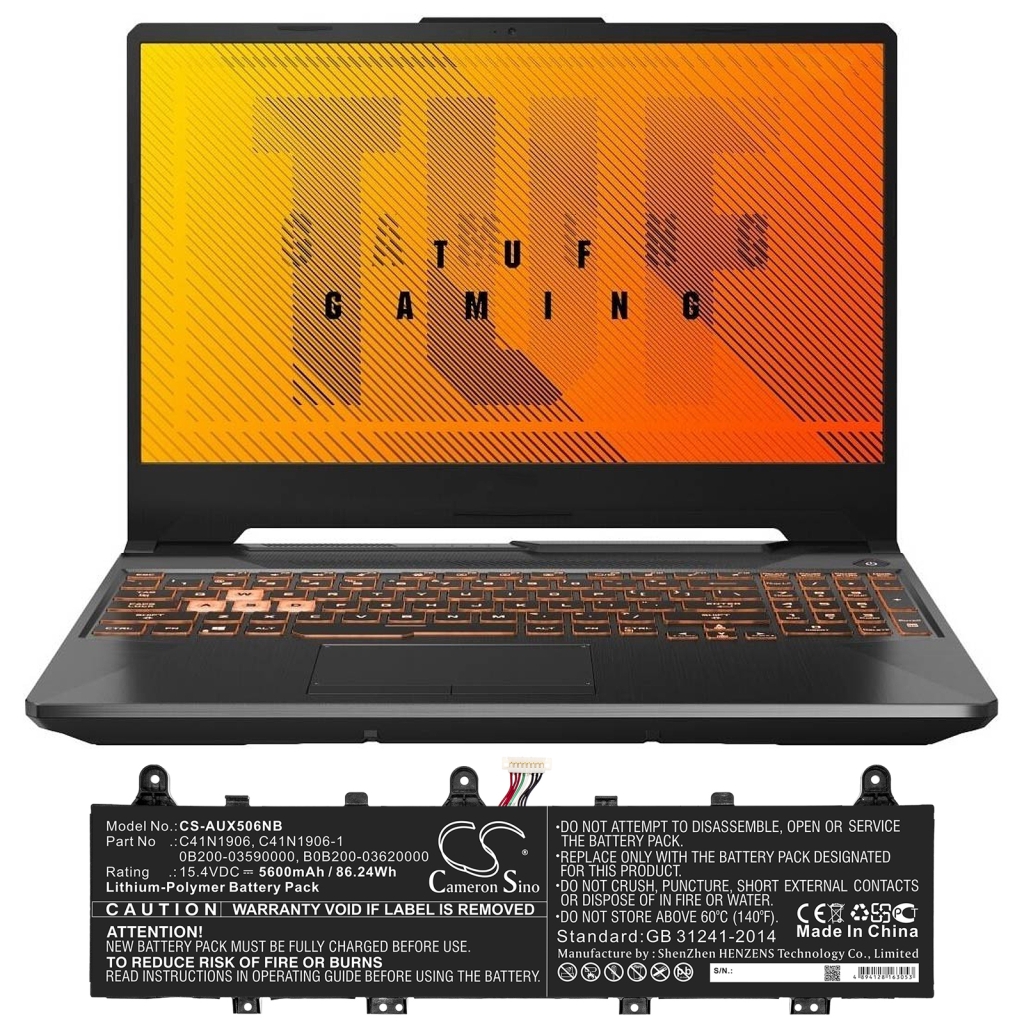 Laptop Akkus Asus TUF A17 FA706IU