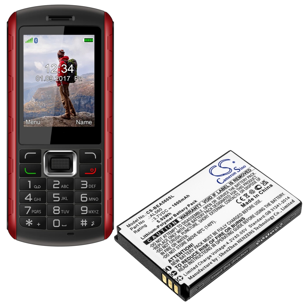 Handy Akkus Bea-fon CS-BEA560SL