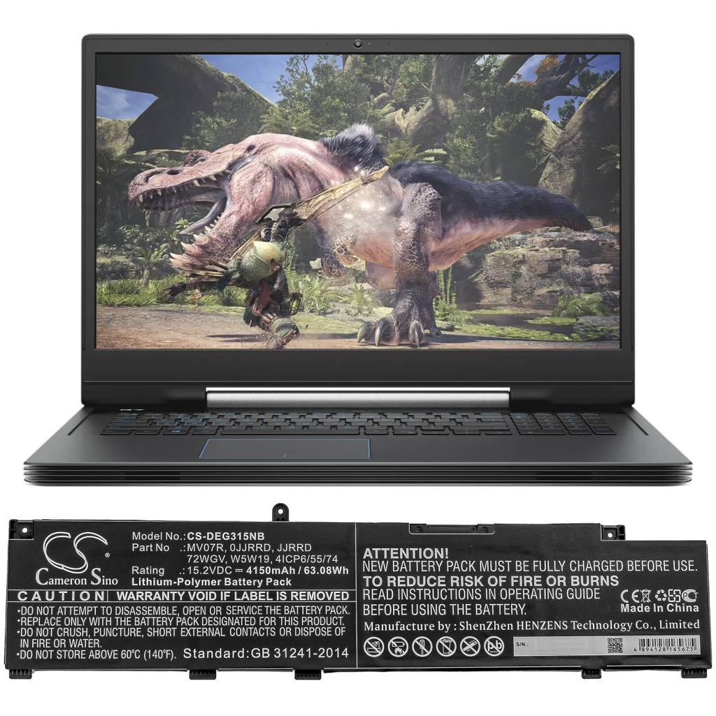 Laptop Akkus DELL G7 7590