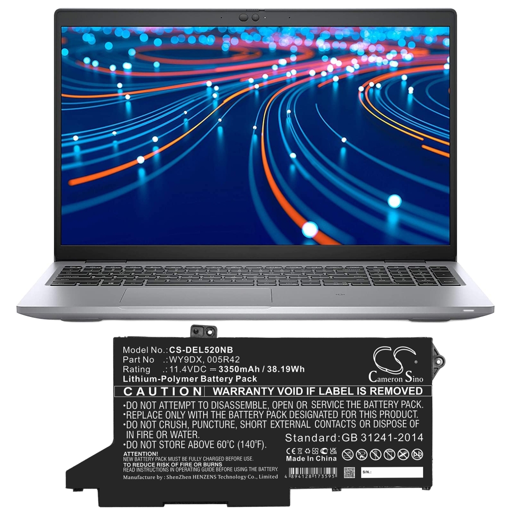 Laptop Akkus DELL CS-DEL520NB