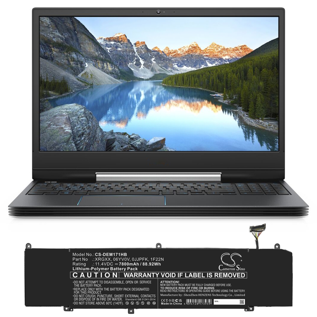 Laptop Akkus DELL G7 7590