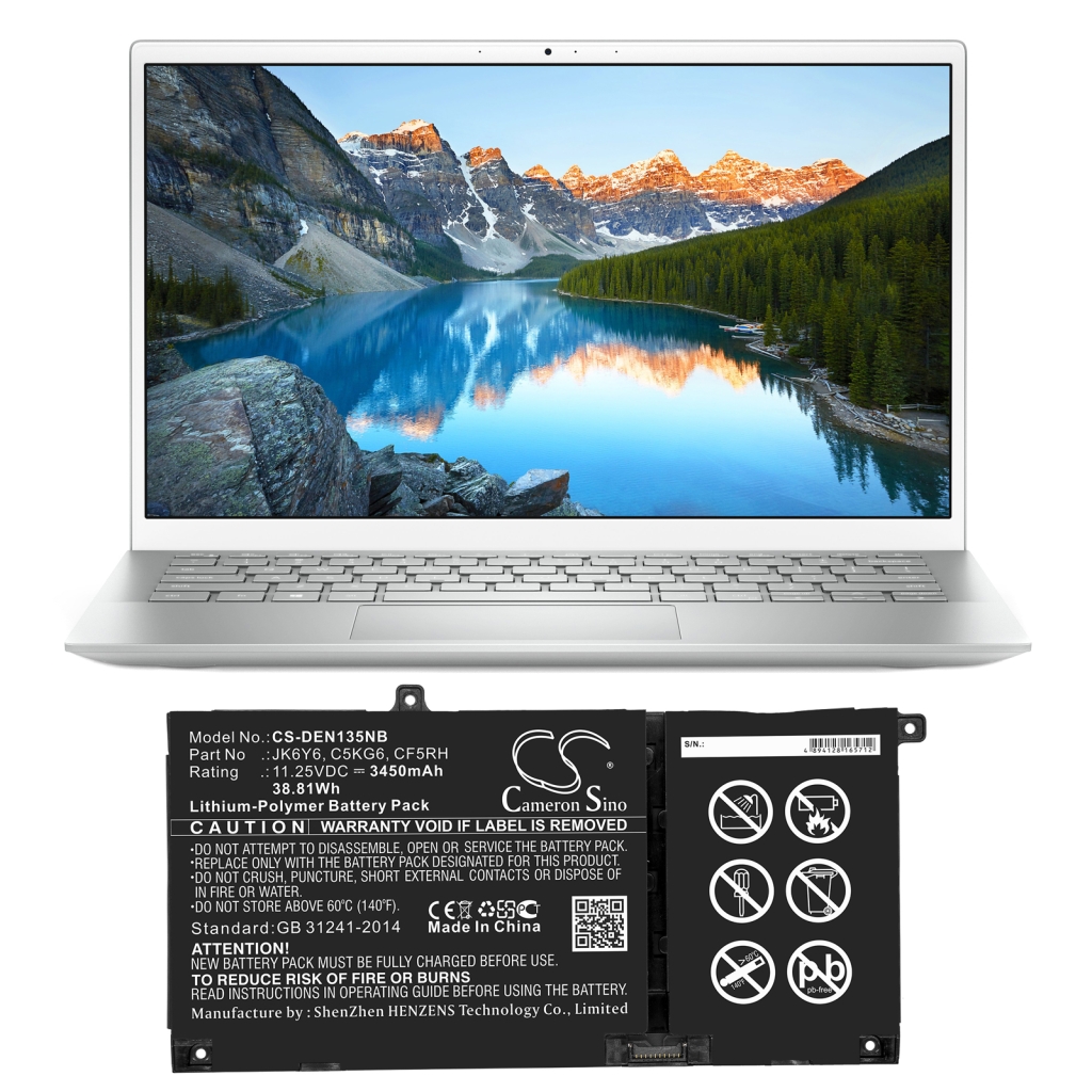 Laptop Akkus DELL CS-DEN135NB