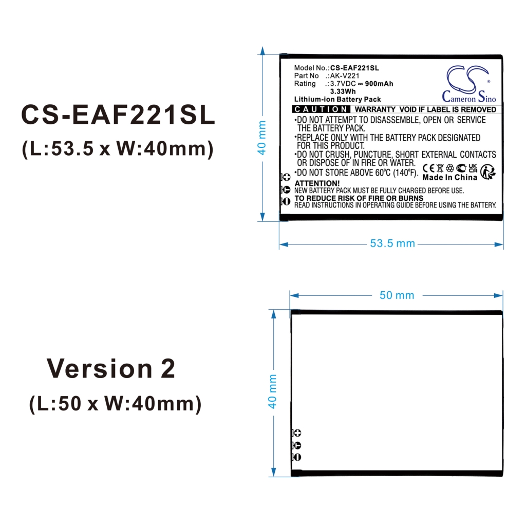 Handy Akkus Emporia CS-EAF221SL