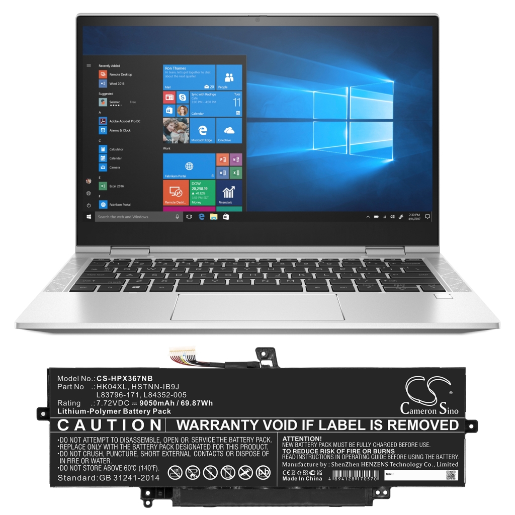 Laptop Akkus HP CS-HPX367NB