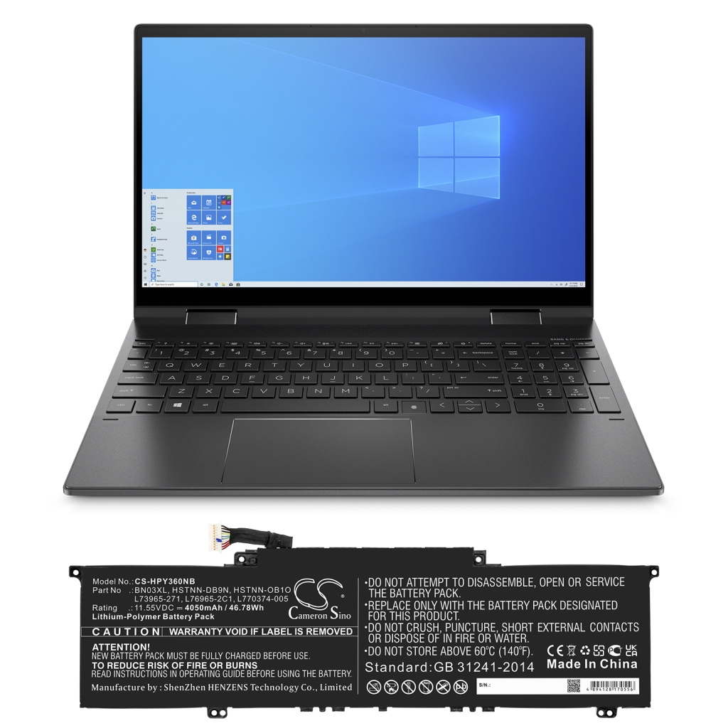 Laptop Akkus HP CS-HPY360NB