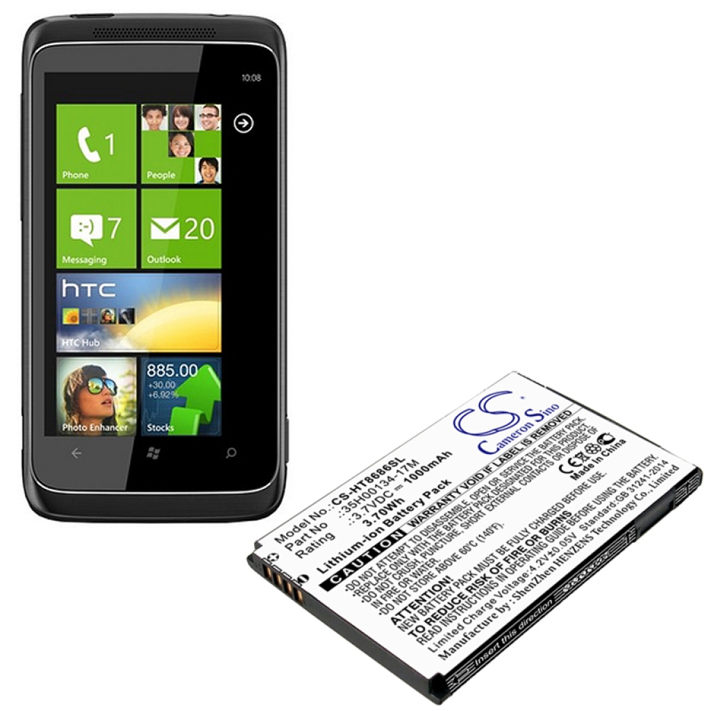 Handy Akkus HTC 7 Trophy