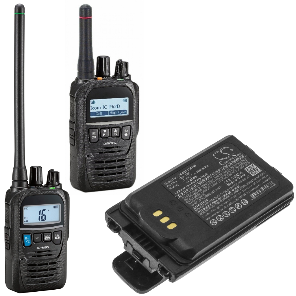 Walkie-Talkie Akkus Icom CS-ICF250TW