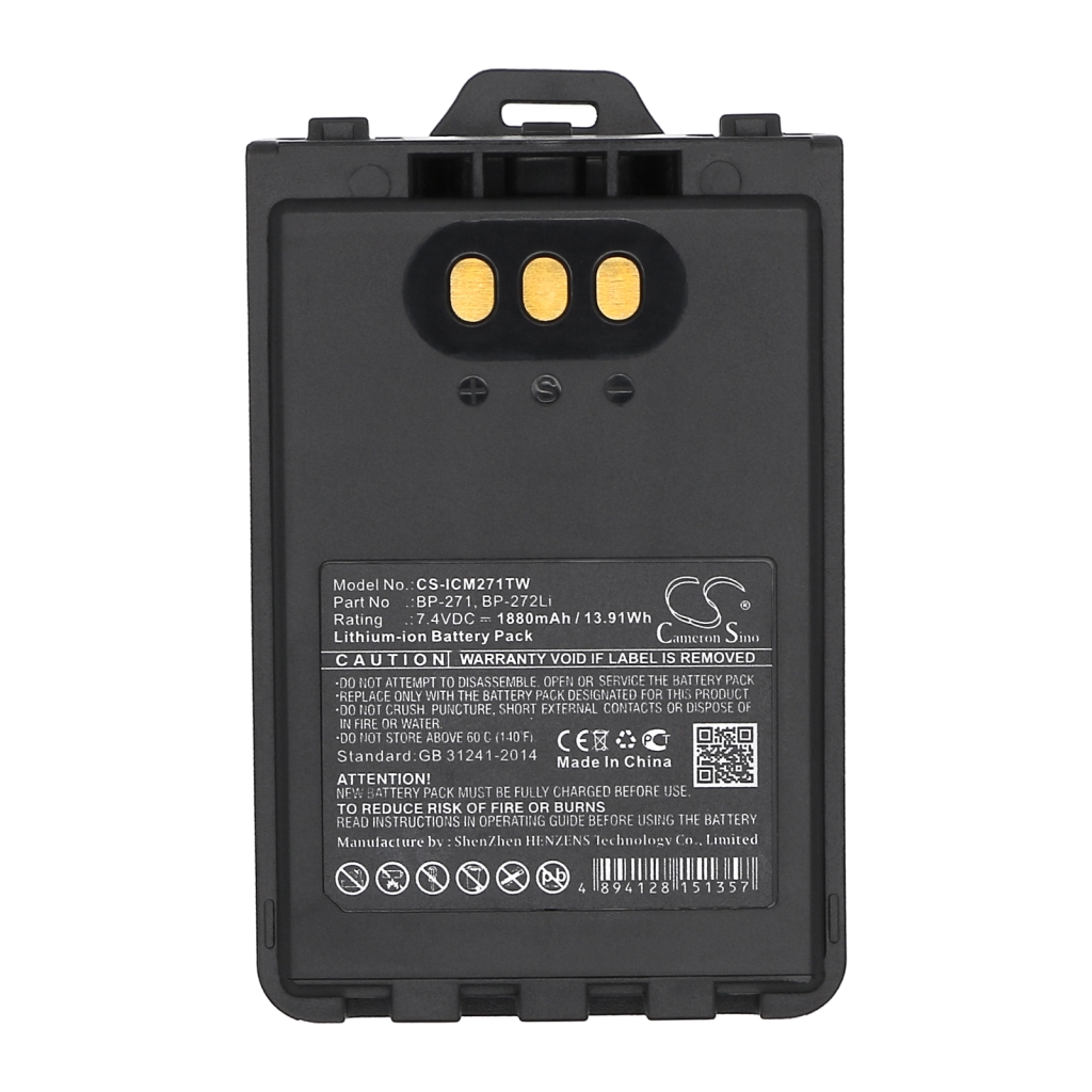 Walkie-Talkie Akkus Icom CS-ICM271TW