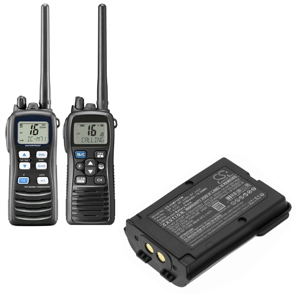 Walkie-Talkie Akkus Icom CS-ICM710TW