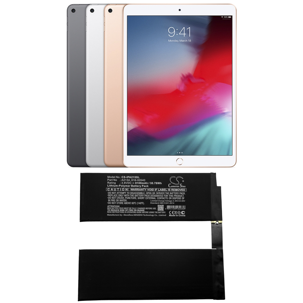 Tablet-PC Akkus Apple CS-IPA215SL