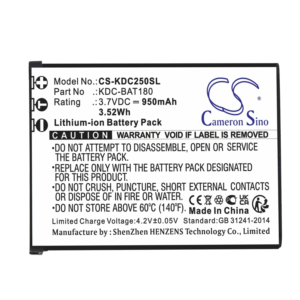 Barcode, Scanner Akkus Koamtac CS-KDC250SL