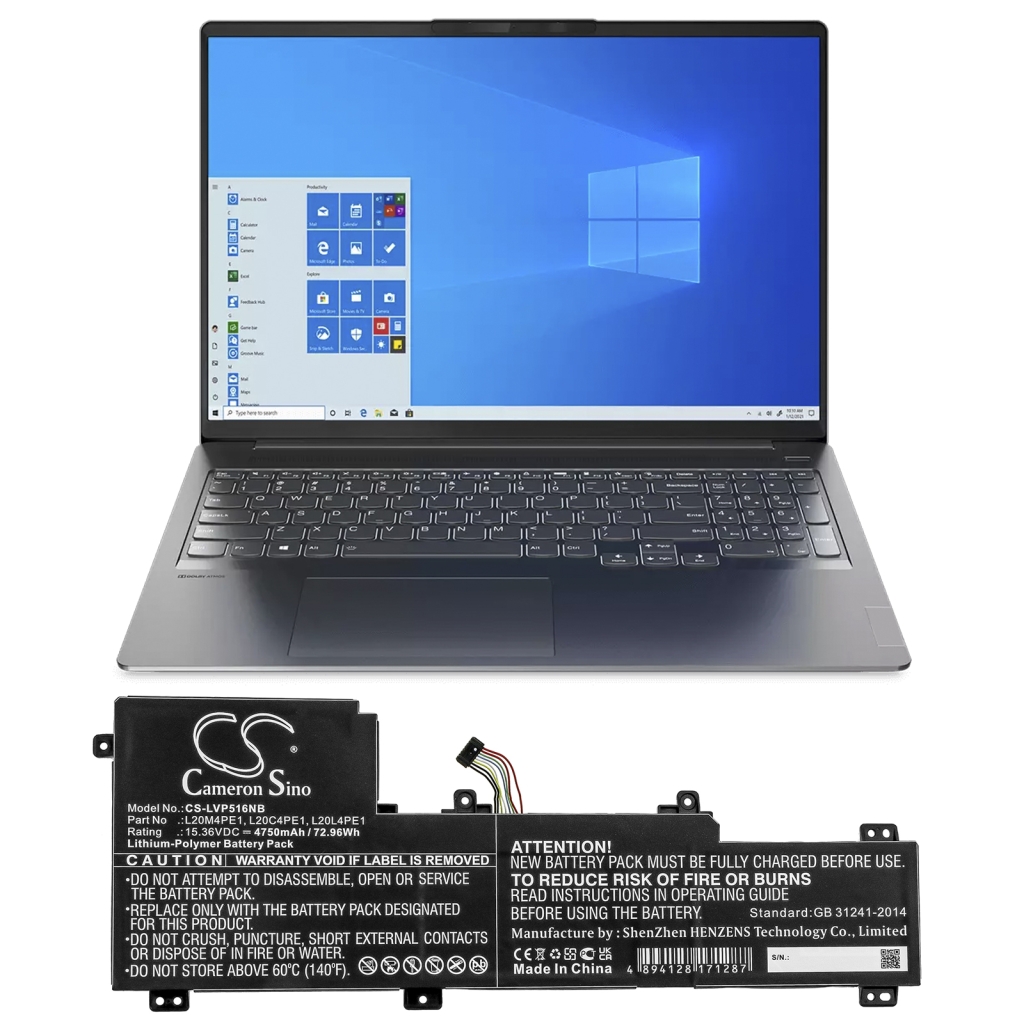 Laptop Akkus Lenovo CS-LVP516NB