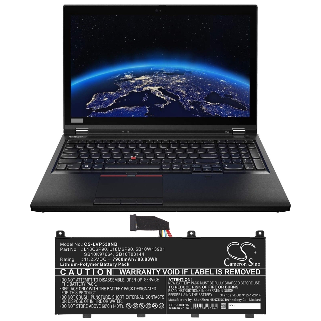 Laptop Akkus Lenovo CS-LVP530NB