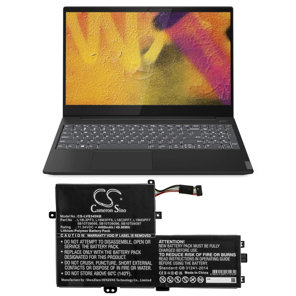 Laptop Akkus Lenovo CS-LVS345NB