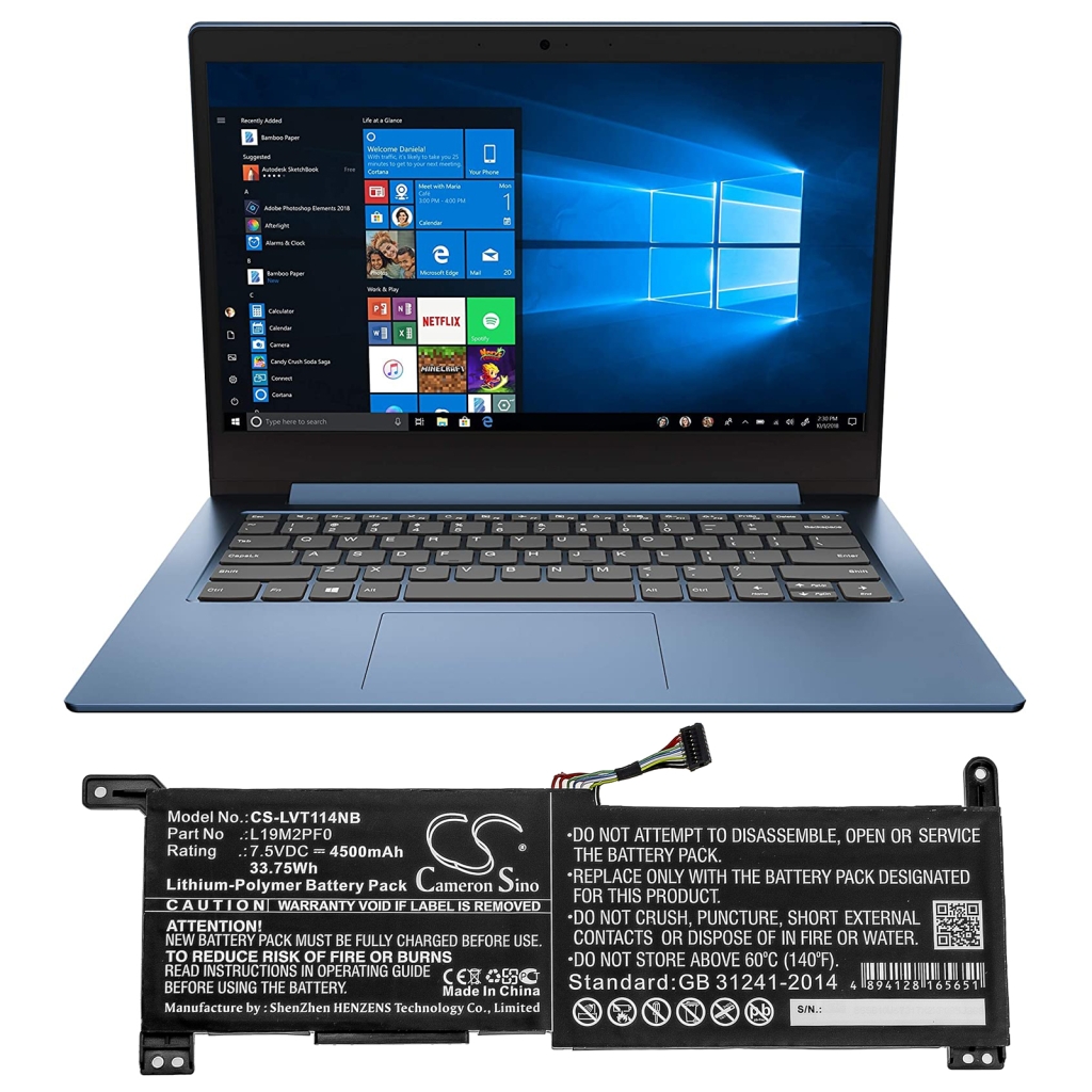 Laptop Akkus Lenovo CS-LVT114NB