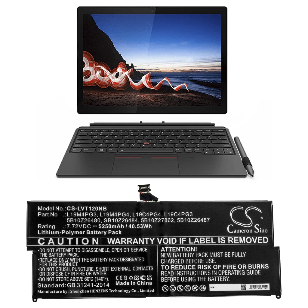 Laptop Akkus Lenovo CS-LVT120NB