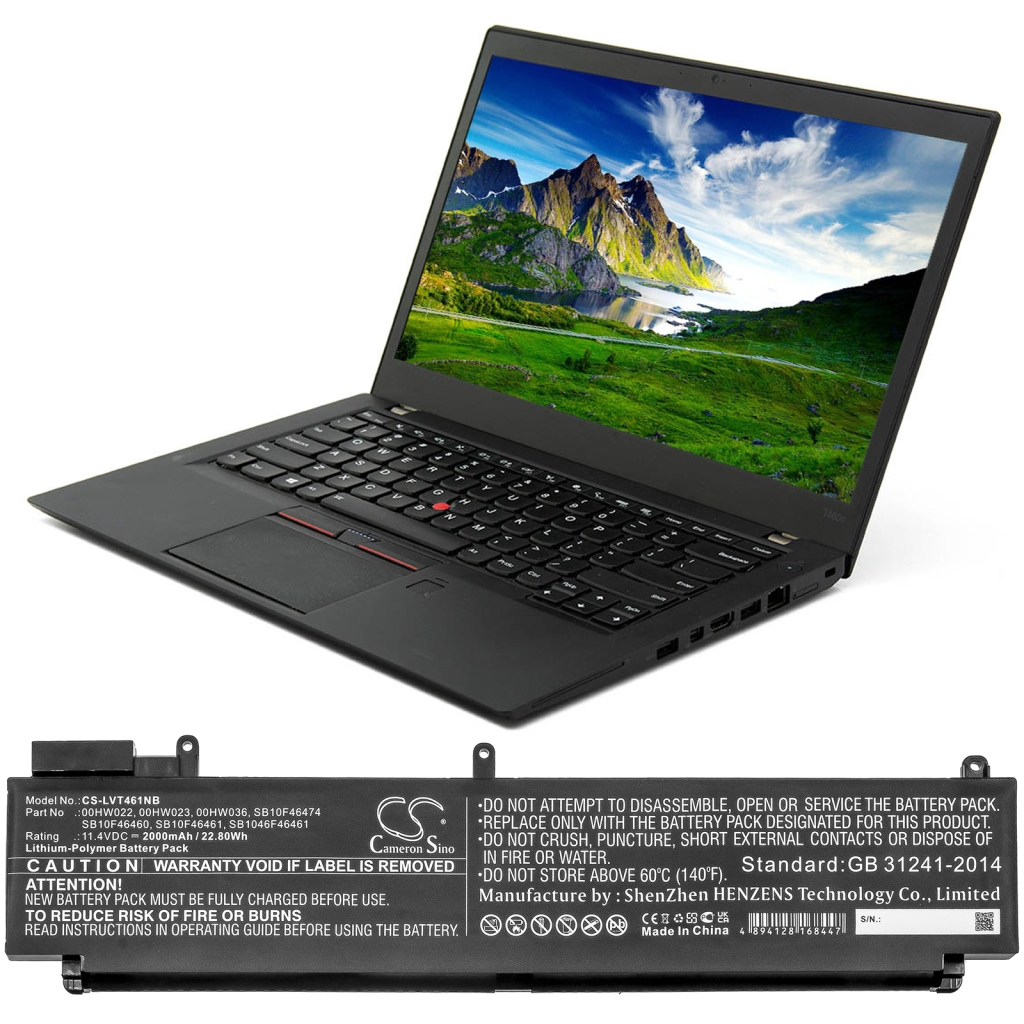 Laptop Akkus Lenovo CS-LVT461NB