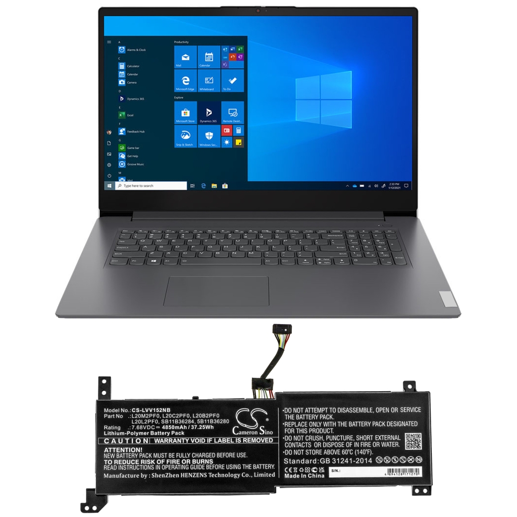 Laptop Akkus Lenovo CS-LVV152NB