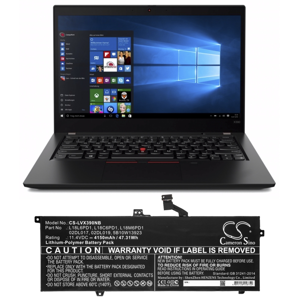 Laptop Akkus Lenovo CS-LVX390NB