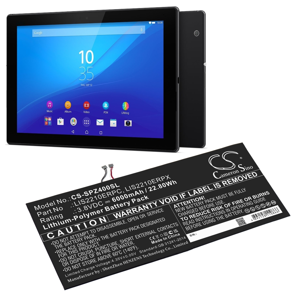 Tablet-PC Akkus Sony CS-SPZ400SL