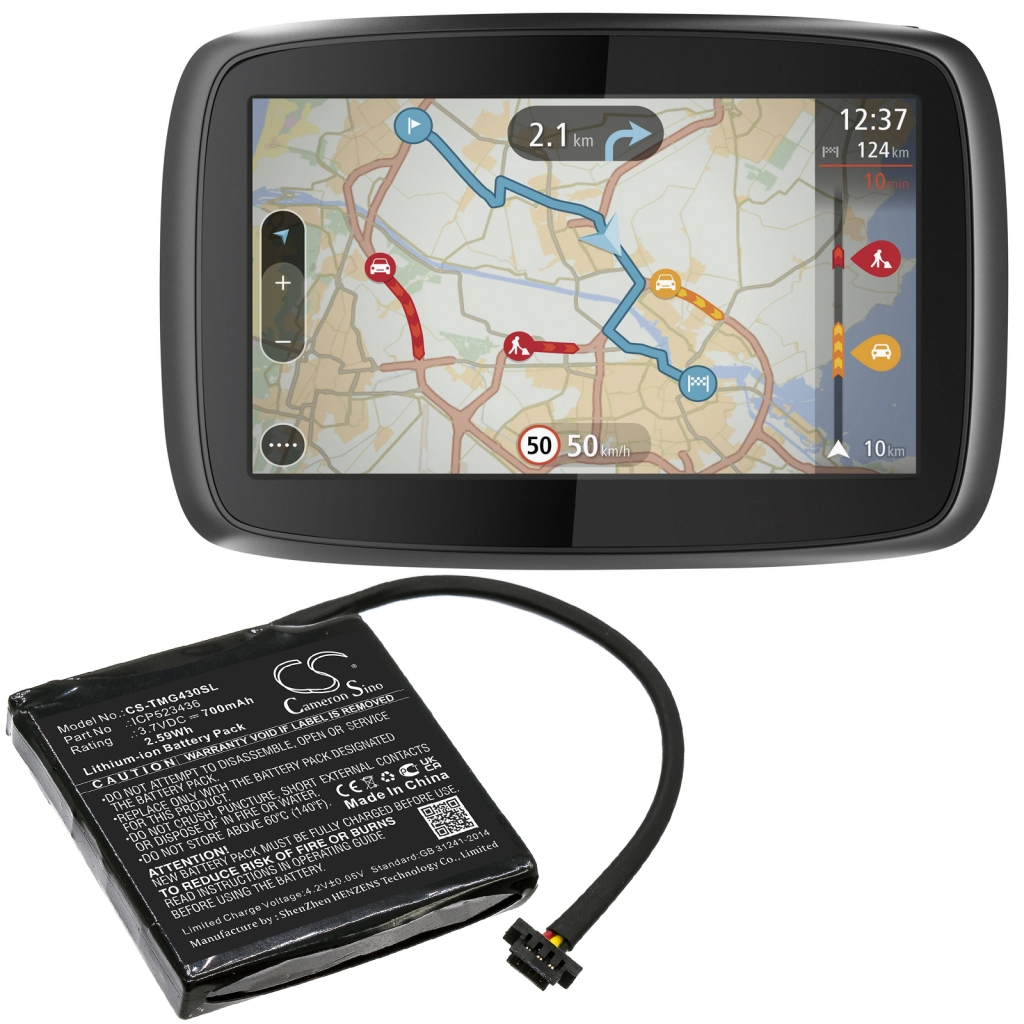 Navigationssysteme Akkus TomTom CS-TMG430SL