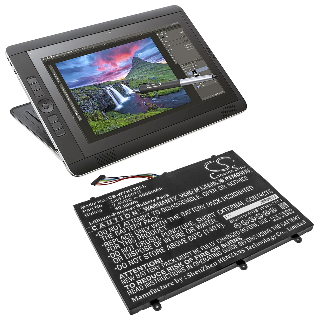 Tablet-PC Akkus Wacom CS-WTH130SL